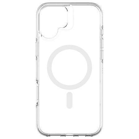 iPhone 16 Plus Neo Hybrid Magsafe Şarj Özellikli Şeffaf Manyetik Silikon Kılıf