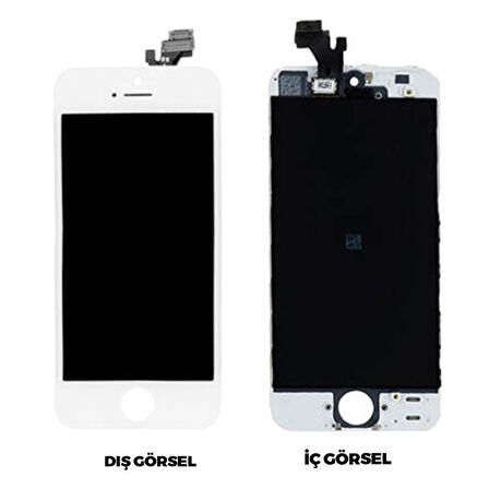Teknonet Apple iPhone 5 Uyumlu AA Kalite Lcd+Dokunmatik+Çıtalı VR-1674