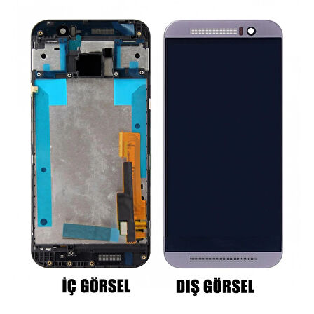 Teknonet HTC One M9 Uyumlu Org Lcd+Dokunmatik+Çıtalı VR-4685