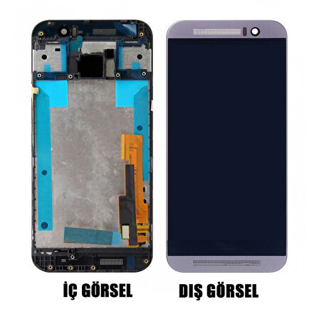 Teknonet HTC One M9 Uyumlu Org Lcd+Dokunmatik+Çıtalı VR-4685
