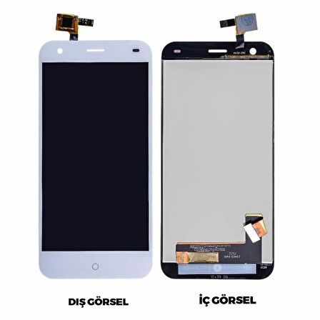 Teknonet Turkcell T60 Uyumlu Org Lcd+Dokunmatik+Çıtalı VR-2907