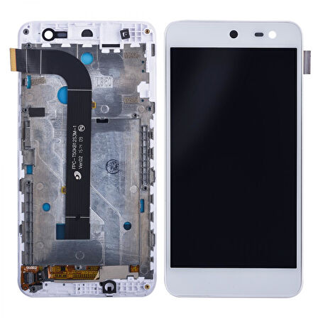 Teknonet General Mobile GM5 Uyumlu Org Lcd+Dokunmatik+Çıtalı VR-3010