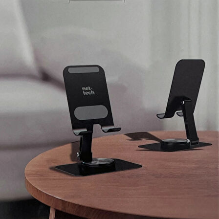 Nettech NT-010 Metal Telefon Stand (Siyah)