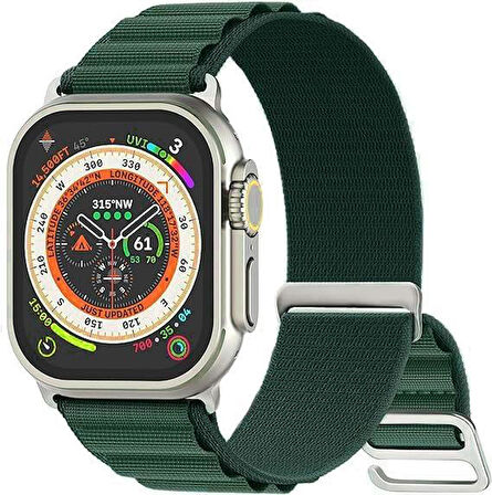 Nettech Apple Watch Ultra 49 mm Uyumlu Kumaş Kordon NT-110263