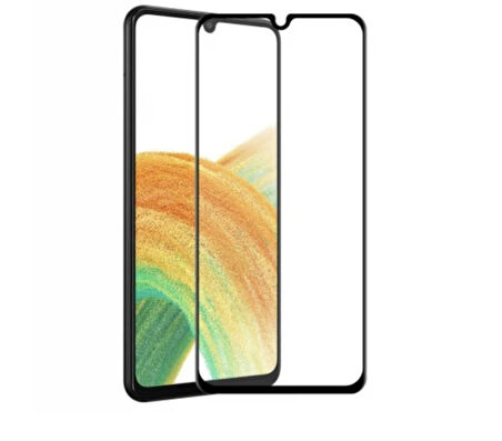 Samsung Galaxy A05S Uyumlu Ön Koruma Temperli Cam Ekran Koruyucu (Siyah)