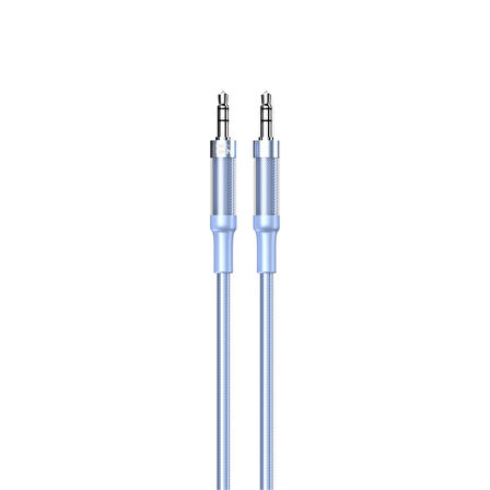 Nettech NT-AC05 3.5mm Plastik 100 Cm Aux Kablo (Mavi)