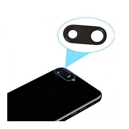 Teknonet Apple iPhone 7 Plus Uyumlu Çerçeveli Kamera Camı NT-15091