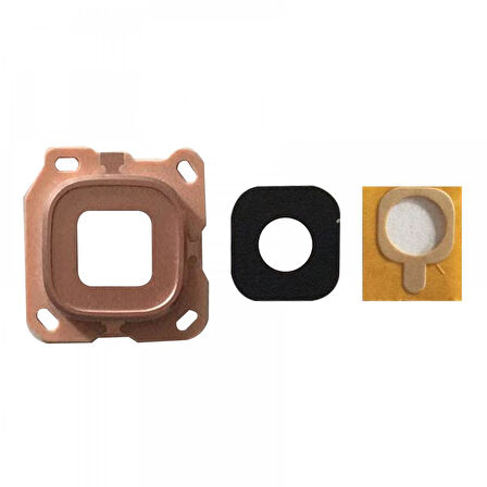 Teknonet Samsung Galaxy C5010 C5 Pro Uyumlu Çerçeveli Kamera Camı VR-4812