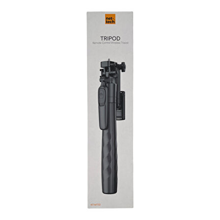 Nettech NT-MT02 Bluetooth Kumandalı Telefon Tripod Standı (Siyah)