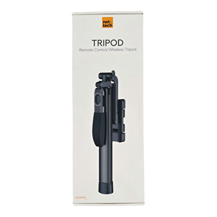 Nettech NT-MT01 Uzaktan Kumandalı Wireless Telefon Tripod Standı (Siyah)