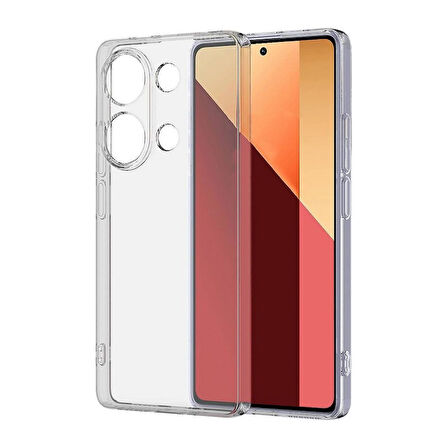 Xiaomi Redmi Note 13 Pro 4G Lux Seri Kamera Korumalı Premium Şeffaf Silikon Kılıf