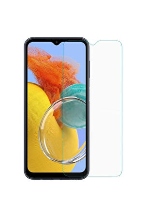 Samsung Galaxy M14 Uyumlu Kılıf Dostu Cam Ekran Koruyucu - Şeffaf