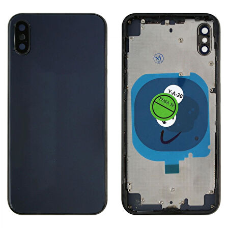 Teknonet Apple iPhone X Uyumlu Batarya Kapaklı Boş Kasa VR-7391