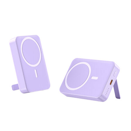 Nettech NT-PW32 15W + 20W PD 10000 MAh Magsafe Powerbank (Mor)