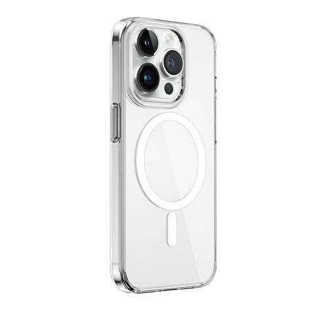 iPhone 15 Pro Magsafe Uyumlu Kılıf | Kristal Şeffaflık & Güçlü Mıknatıs