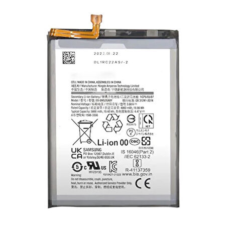 Teknonet Samsung Galaxy A33 Uyumlu Nettech 5000 MAh Batarya NT-104099