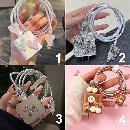 Nettech Şarj Adaptör ve Kablo Koruma Kılıfı NT-103394