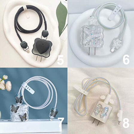 Nettech Şarj Adaptör ve Kablo Koruma Kılıfı NT-103394