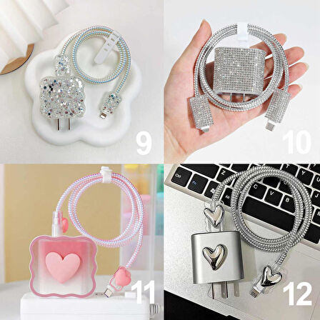 Nettech Şarj Adaptör ve Kablo Koruma Kılıfı NT-103394