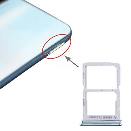 Teknonet Huawei Honor 20 Lite Uyumlu Hafıza Kart + Sim Metali NT-102458