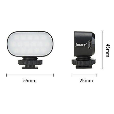 Jmary FM-16RGB Mini RGB Video Led Mandallı Telefon Üstü Aydınlatma Lamba