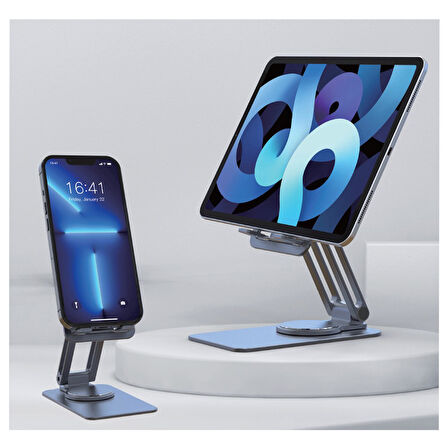 Nettech NT-007 Masaüstü Tablet Telefon Tutucu Stand (Antrasit)