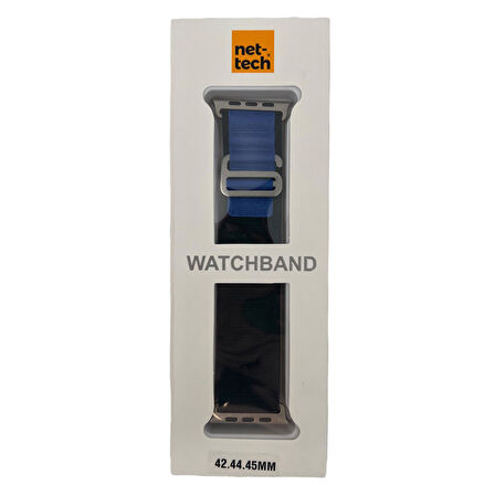 Nettech Apple Watch Seri 42/44 mm Uyumlu Kumaş Kordon NT-100592