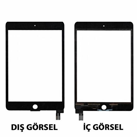 Teknonet Apple iPad Mini 5 Uyumlu Dokunmatik Lens + Oca + Çerçeve NT-99051