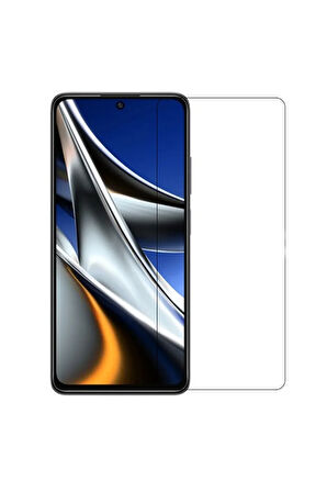 Xiaomi Poco X4 Pro 5G Uyumlu Ön Koruma Cam Ekran Koruyucu - Şeffaf