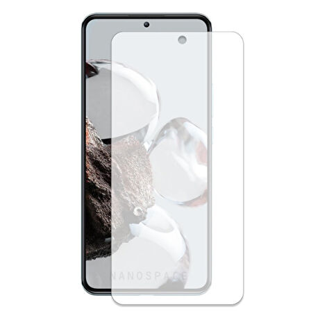 Xiaomi 12T Uyumlu Ön Koruma Seramik Nano Ekran Koruyucu (Şeffaf)