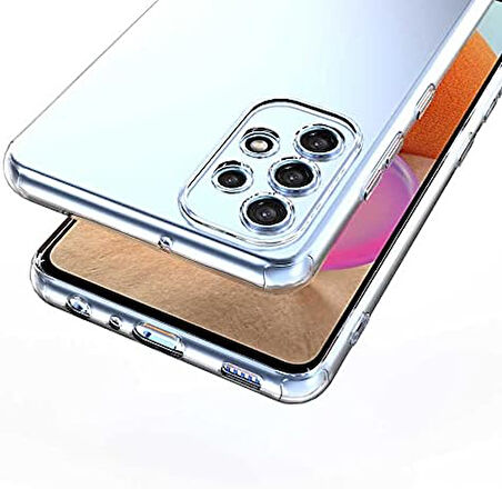 Samsung Galaxy A73 5G Uyumlu Tıpalı Şeffaf Silikon Kılıf