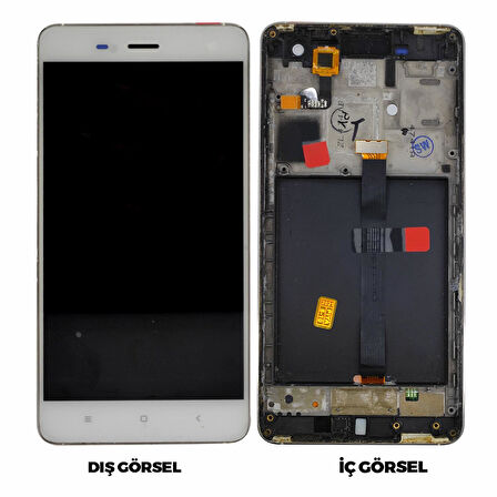 Teknonet Xiaomi Mi 4 Uyumlu Org Lcd+Dokunmatik+Çıtalı NT-97833