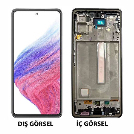 Teknonet Samsung Galaxy A53 Uyumlu Org Lcd+Dokunmatik+Çıtalı NT-96999