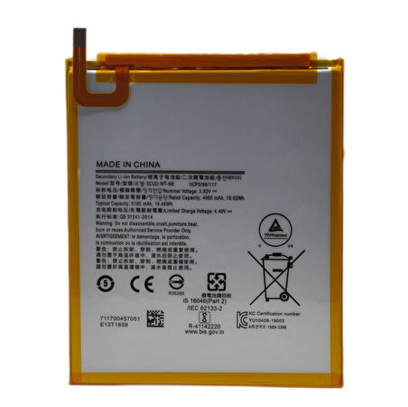 Teknonet Samsung Galaxy Tab A 8 SM-T290 Uyumlu Nettech 4980 mAh Batarya NT-96495