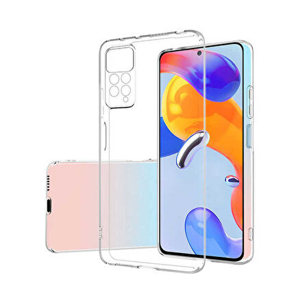 Xiaomi Redmi Note 12 Pro 4G Lux Seri Kamera Korumalı Premium Şeffaf Silikon Kılıf