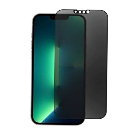 Samsung Galaxy M52 Uyumlu Privacy Ön Koruma Hayalet Seramik Nano Ekran Koruyucu (Siyah)