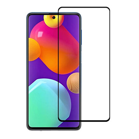 Samsung Galaxy M62 SM-M625F Uyumlu Şeffaf Temperli Cam Ekran Koruyucu