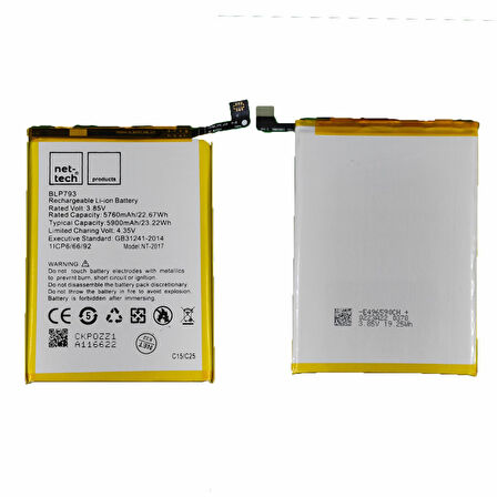 Teknonet Realme C25 Uyumlu Nettech Batarya NT-93140