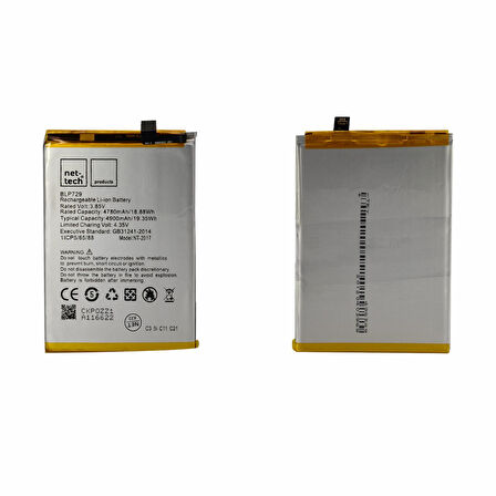 Teknonet Realme C11 4G Uyumlu Nettech 4900 mAh Batarya NT-93136