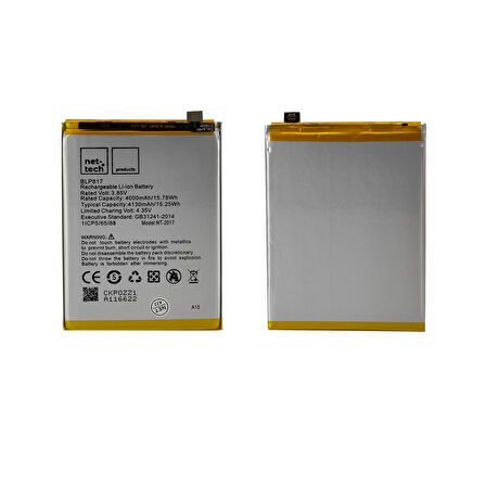 Teknonet Oppo A15 Uyumlu Nettech BLP817 Batarya NT-93129