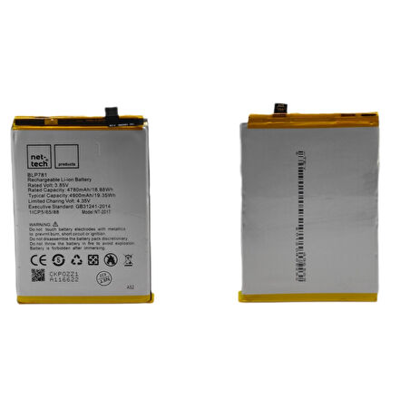 Teknonet Oppo A52 Uyumlu Nettech 4900 mAh Batarya NT-93128