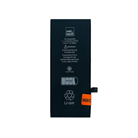 Teknonet Apple iPhone SE 2020 Uyumlu Nettech 2350 mAh Batarya NT-93102