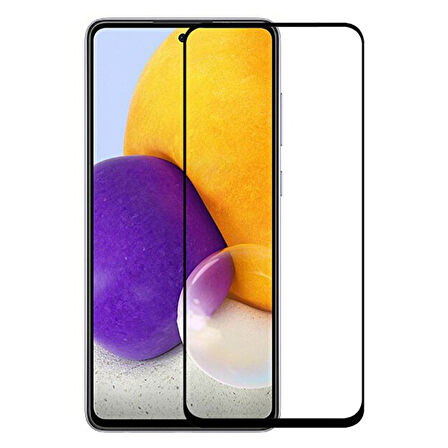 Samsung Galaxy A72 Uyumlu Ön Koruma Seramik Nano Ekran Koruyucu (Siyah)