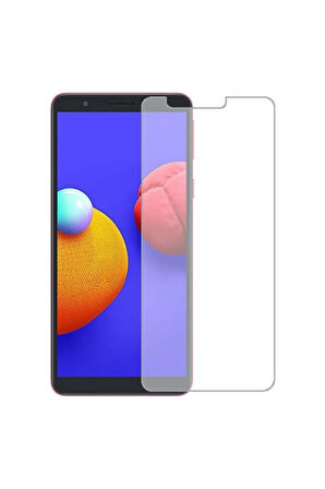 Samsung Galaxy A01 Core Uyumlu Kılıf Dostu Cam Ekran Koruyucu