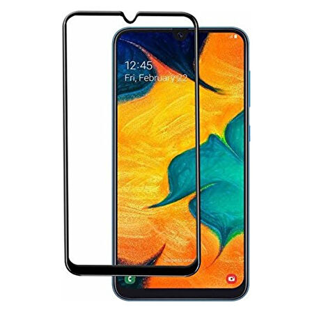 Samsung Galaxy A50 / A50s Uyumlu Ön Koruma Mat Seramik Nano Ekran Koruyucu (Siyah)