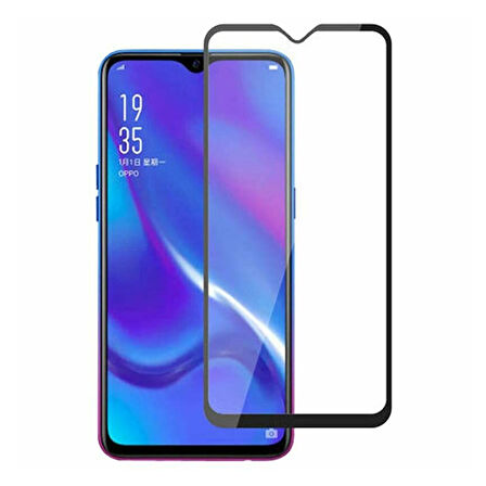Oppo A91 Uyumlu Ön Koruma Mat Seramik Nano Ekran Koruyucu (Siyah)