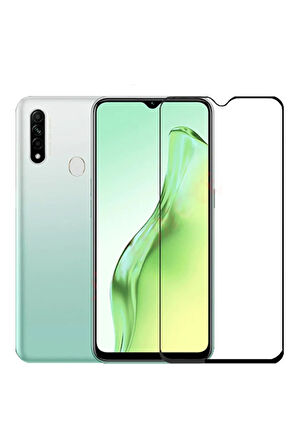 Oppo A31 Uyumlu Ön Koruma Mat Seramik Uyumlu Ekran Koruyucu - Siyah