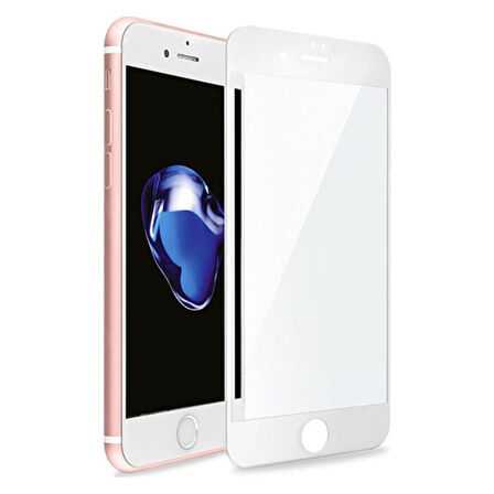 iPhone 6 / 6S Uyumlu Ön Koruma Mat Seramik Nano Ekran Koruyucu (Beyaz)