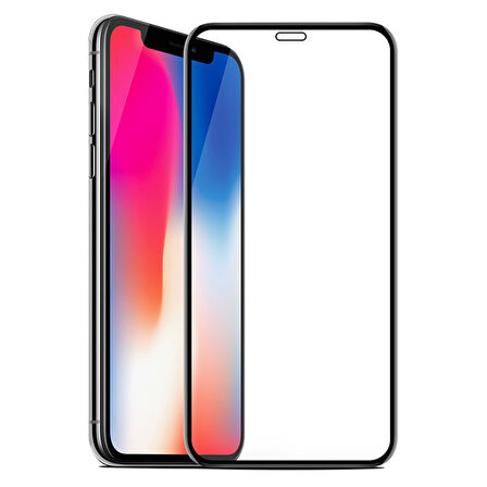 iPhone 11 Pro Max / XS Max  Uyumlu Ön Koruma Mat Seramik Nano Ekran Koruyucu (Siyah)