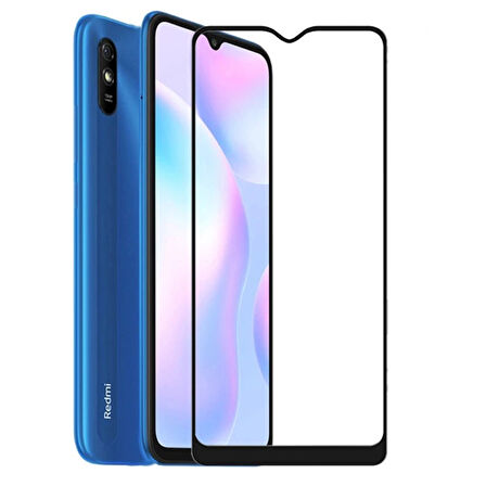 Xiaomi Redmi 9A Uyumlu Ön Koruma Mat Seramik Nano Ekran Koruyucu (Siyah)